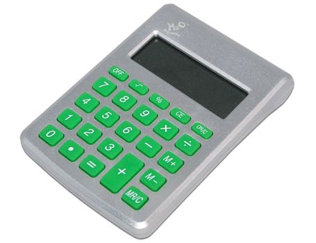 H2O 8-digit rekenmachine op water