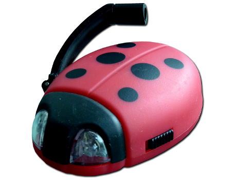 Ladybug 					opwindbare lamp