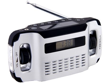 Lynx opwindbare radio met 					zonnecellen